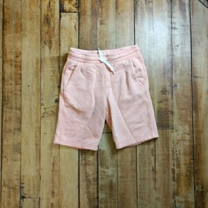 Old Navy shorts boys size 10 to 12 orange pull on gym shorts pastel Easter